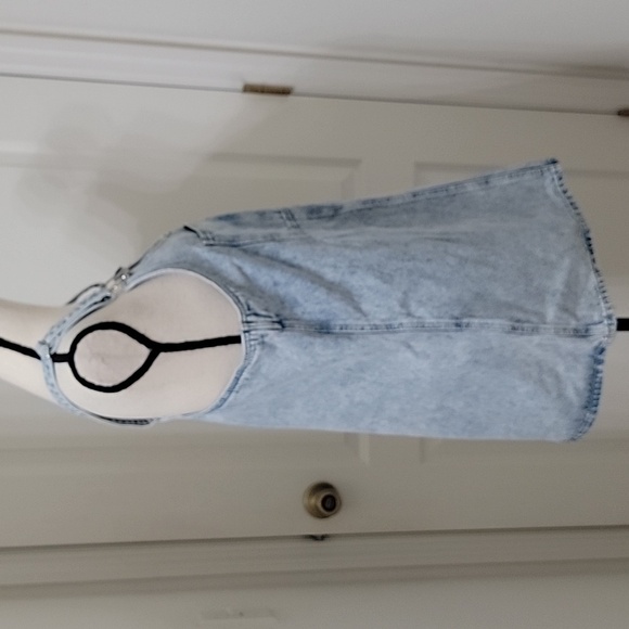 RE generation Size M Denim Overall Dress, Stone Wash, Gently Used Condition - Picture 6 of 15